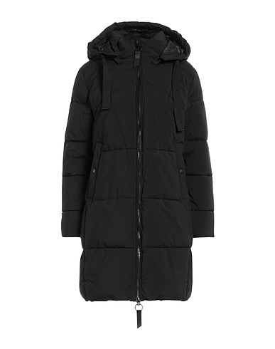 BALDININI Shell  jacket TREND Black 95% Polyester, 5% Elastane