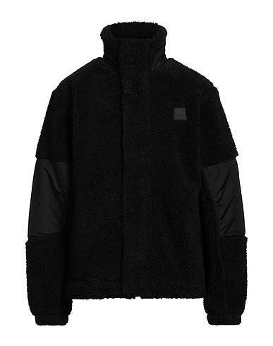 RAINS Teddy Coat Black 100% Polyester