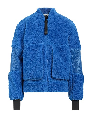 RAINS Teddy Coat Bright blue 100% Polyester