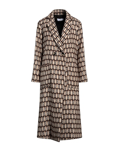 ANNA SERAVALLI Manteau long 44% Polyester, 38% Acrylique, 15% Laine, 3% Autres fibres