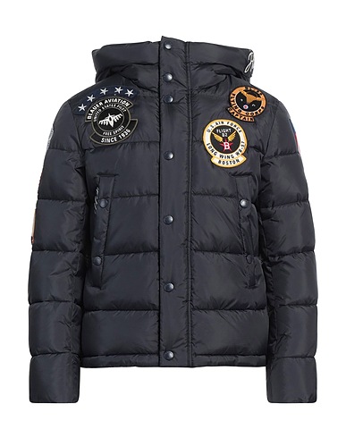 BLAUER. Piumino Blu notte 100% Poliestere