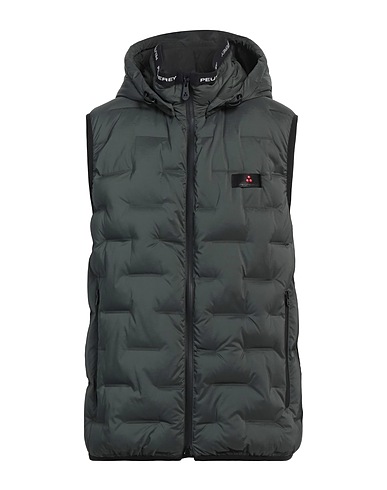 PEUTEREY Gilet Dark green 90% Polyester, 10% Elastane