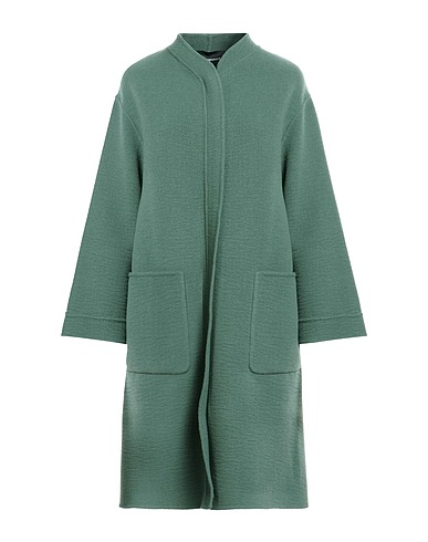 EMPORIO ARMANI Coat Military green 100% Wool