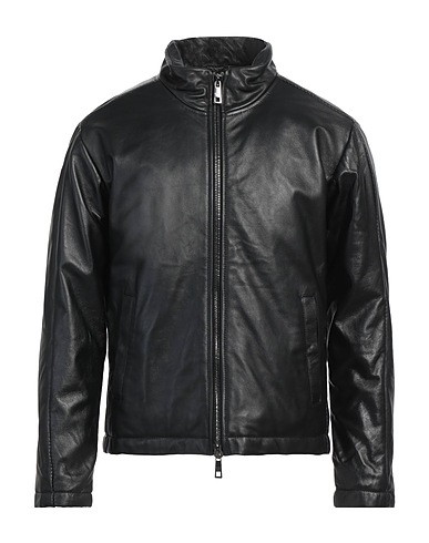 GIORGIO BRATO Giacca biker Nero 100% Pelle