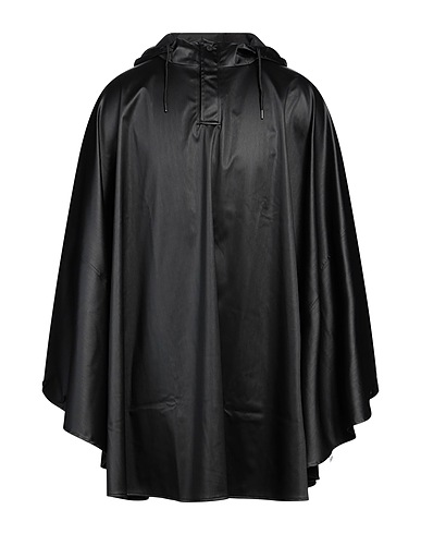 RAINS Cape Schwarz 100% Polyester, Polyurethan Beschichtet