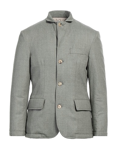 LUIGI BORRELLI NAPOLI Jacket Sage green 100% Virgin Wool