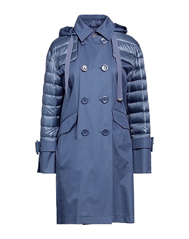 HERNO Shell  jacket Pastel blue 100% Cotton, Polyamide