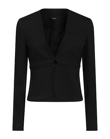 HANITA Jacket Black 64% Polyester, 31% Nylon, 5% Elastane