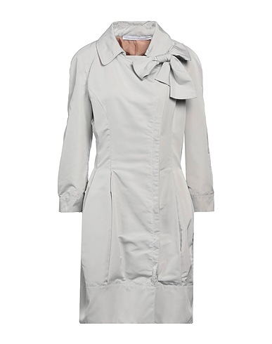 ERMANNO SCERVINO Full-length jacket Light grey 100% Polyester