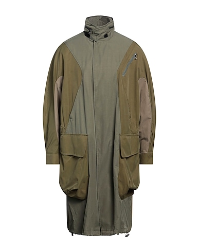 NEIL BARRETT Full-length jacket 65% Cotton, 35% Polyamide
