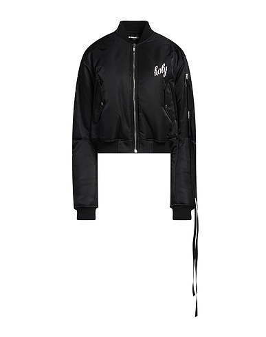 ANN DEMEULEMEESTER Bomber Black 100% Polyamide
