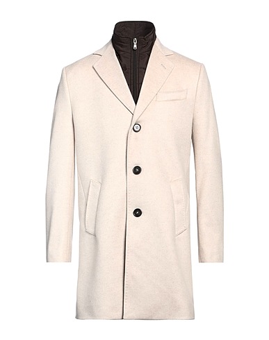 BALDININI Abrigo Beige 75% Lana, 15% Poliéster, 10% Cachemir