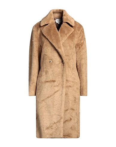 VINCE. Teddy Coat Beige 64% Acrylic, 36% Wool