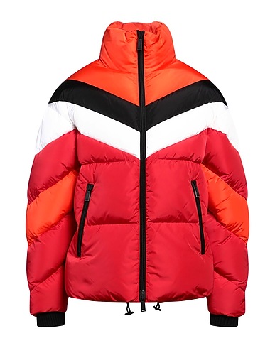 DSQUARED2 Shell jacket Red 100% Polyamide, Wool, Elastane