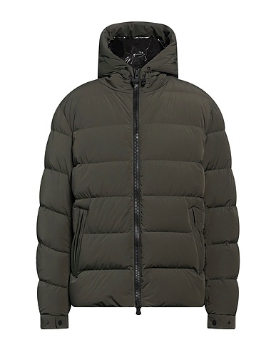 PEOPLE OF SHIBUYA Piumino Verde militare 82% Poliammide, 18% Elastan