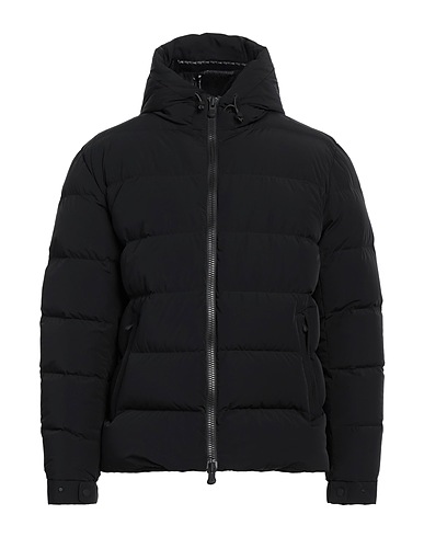 PEOPLE OF SHIBUYA Piumino Nero 82% Poliammide, 18% Elastan