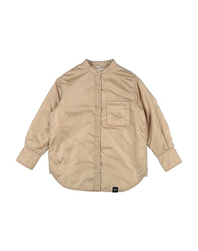 ASPESI Solid colour shirts & blouses Beige 100% Polyamide