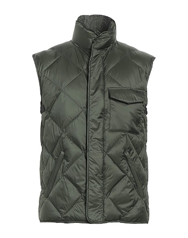PALTÒ Gilet Military green 100% Nylon