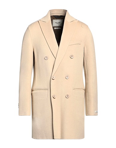 PALTÒ Manteau long Beige 80% Laine, 20% Nylon