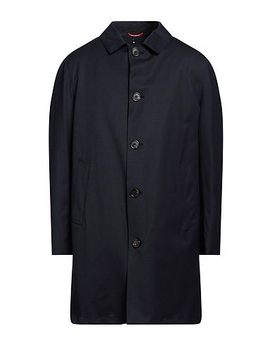 PALTÒ Coat Midnight blue 100% Cotton, Wool, Polyester, Nylon, Cashmere