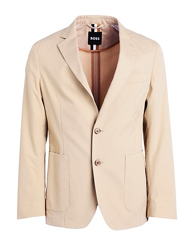 BOSS Blazer Khaki 70% Cotton, 28% Polyester, 2% Elastane