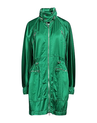 BOTTEGA VENETA Full-length jacket Green 58% Viscose, 42% Cotton