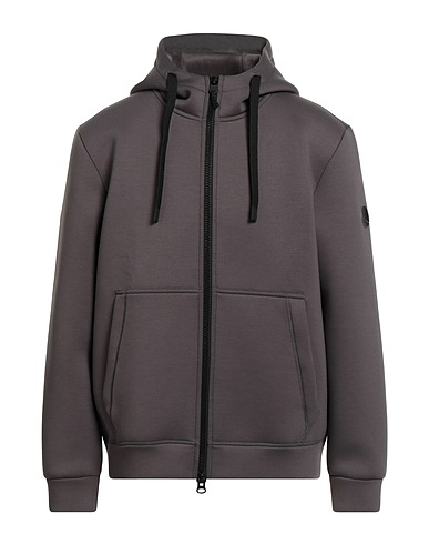PEOPLE OF SHIBUYA Hooded sweatshirt Charcoal 73% Polyester, 20% Viscose, 7% Elastane