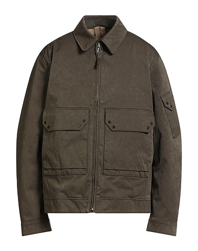 TEN C Shell  jacket Military green 100% Polyamide