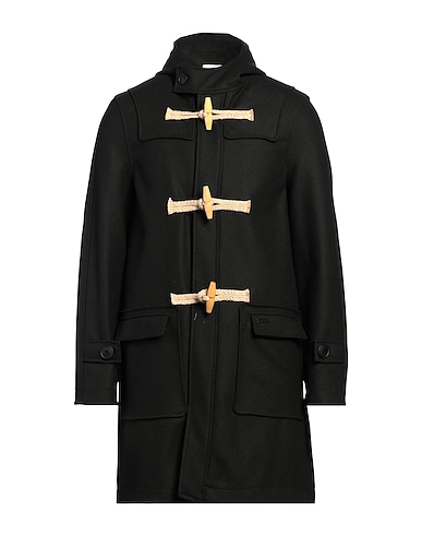 BARK Duffle coat NERO 70% Wool, 20% Polyester, 10% Polyamide