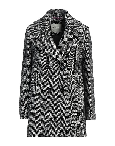 PALTÒ Coat Black 45% Wool, 42% Acrylic, 9% Polyester, 4% Polyamide