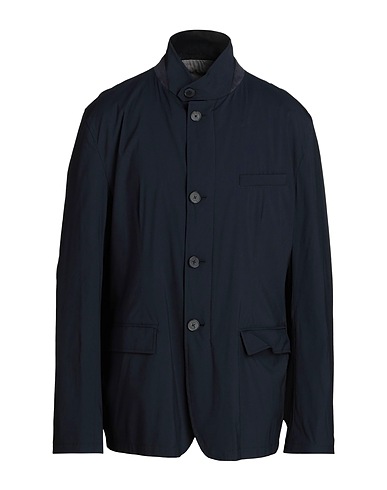 HERNO Jacket Navy 67% Wool, 28% Polyamide, 5% Elastane, Polyurethane coated