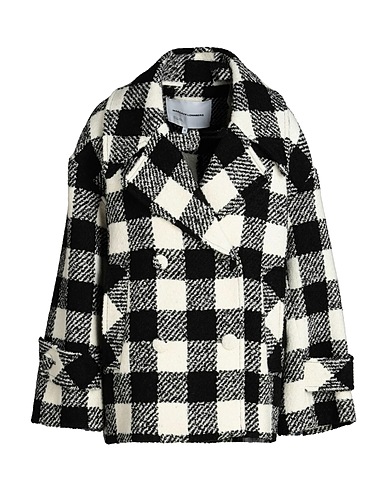 MARGAUX LONNBERG Coat Black 38% Acrylic, 30% Polyester, 19% Wool, 10% Alpaca wool, 3% Other Fibres