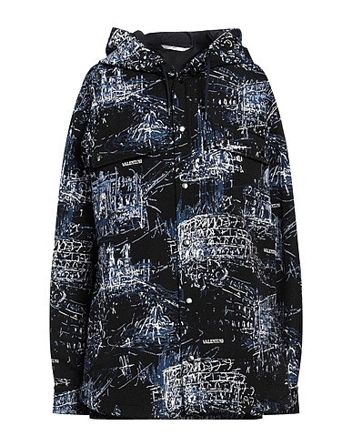 VALENTINO GARAVANI Jacket Black 48% Cotton, 39% Polyester, 13% Acrylic