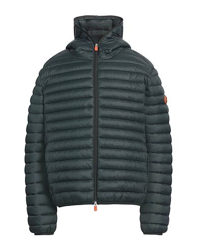 SAVE THE DUCK Shell jacket Dark green 100% Nylon