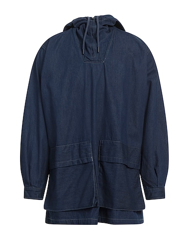 DENIM FAMILY Denim jacket Blue 100% Cotton