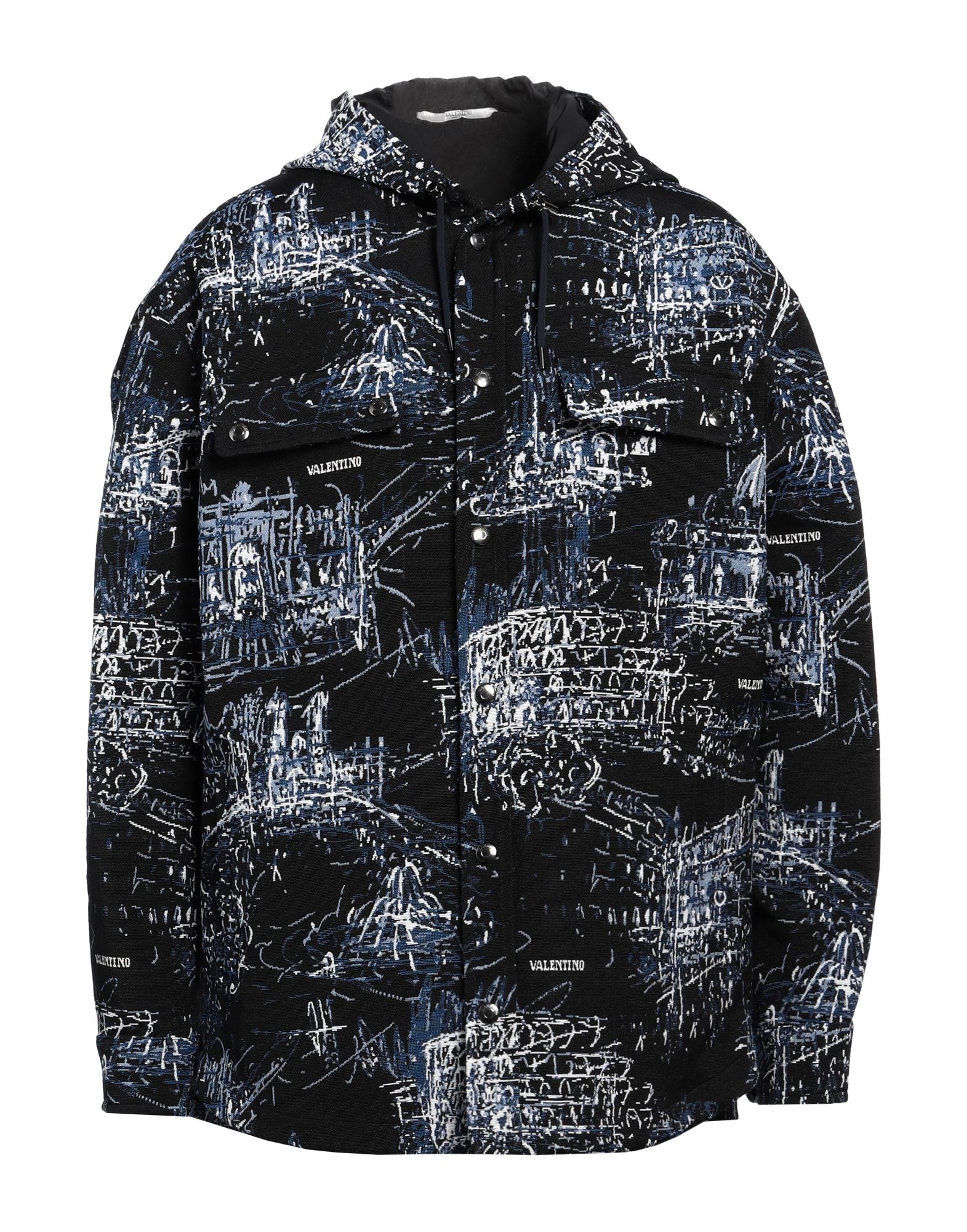 VALENTINO GARAVANI Coats & Jackets | Black Men's Jacket | YOOX