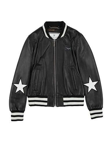 PHILIPP PLEIN Jacket Black 100% Lambskin