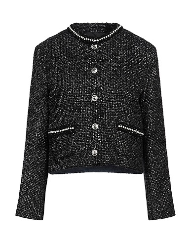MAJE Jacket Black 27% Cotton, 26% Polyester, 24% Acrylic, 14% Wool, 9% Textile fibres