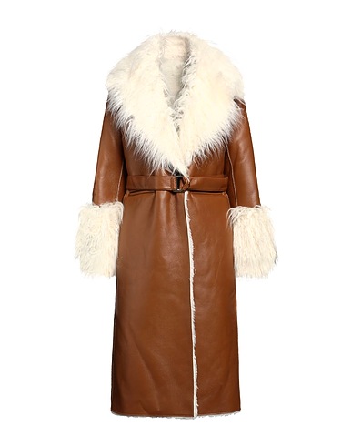 MAJE Kunstpelz Kamel 100% Polyester, Polyurethan, Acryl