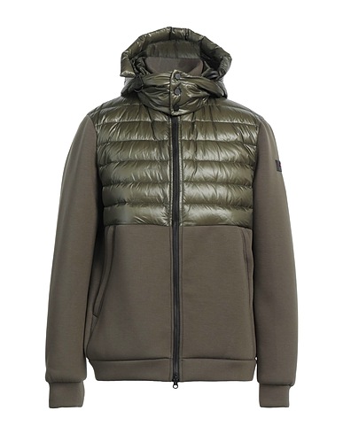 PEUTEREY Piumino Verde militare 100% Poliammide, Poliestere, Viscosa, Elastan