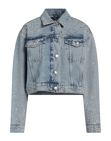 MAJE Denim jacket Blue 100% Cotton