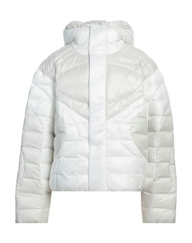 NIKE Shell jacket White 100% Polyester