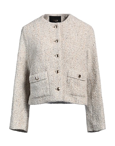 MAJE Giubbotto Beige 35% Acrilico, 30% Lana, 26% Poliestere, 6% Poliammide, 3% Altre Fibre