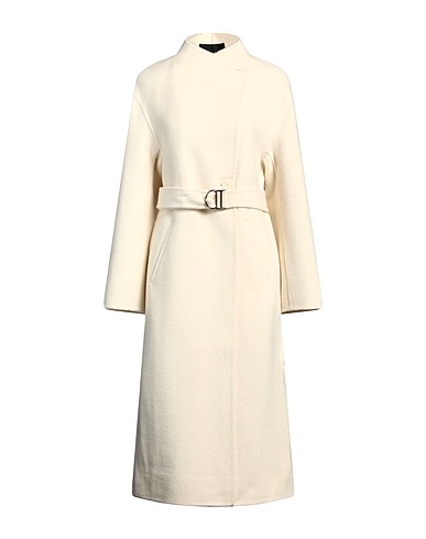 MAJE Coat Ivory 80% Wool, 20% Polyamide