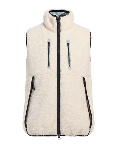 PEUTEREY Gilet Ivory 70% Polyester, 20% Wool, 10% Acrylic, Polyamide
