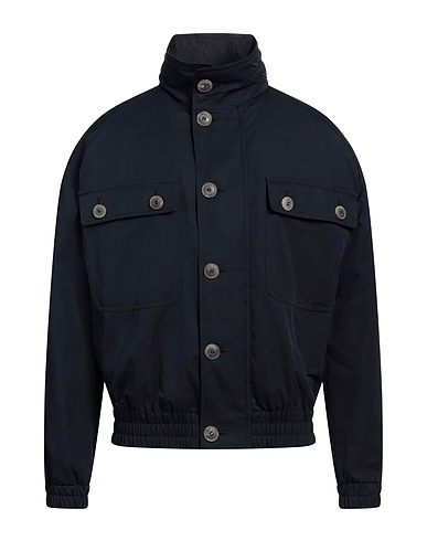 GIORGIO ARMANI Jacket Midnight blue 100% Cotton