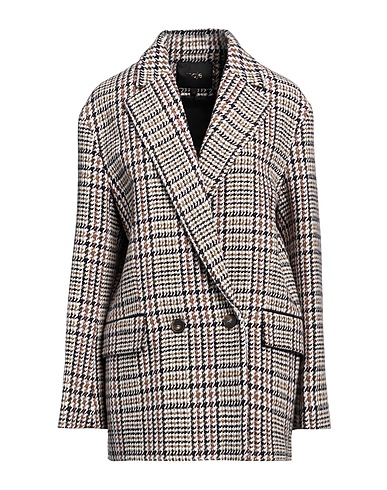 MAJE Blazer Light grey 76% Wool, 19% Polyamide, 4% Acrylic, 1% Polyester