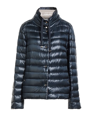 HERNO Shell  jacket Midnight blue 100% Polyamide, Polyester, Cotton