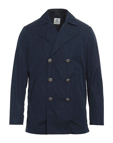 LUIGI BORRELLI NAPOLI Caban et veste croisée Bleu nuit 100% Polyamide