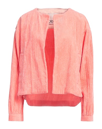 ODEEH Jacket Salmon pink 99% Cotton, 1% Elastane, Linen